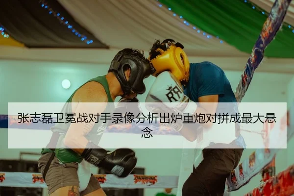 张志磊卫冕战对手录像分析出炉重炮对拼成最大悬念
